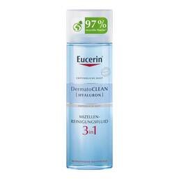 Abbildung: Eucerin Dermatoclean Hyal.Miz.Reinigungsfluid 3in1 Tonikum, 200 ml PZN 16143121