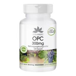 Abbildung: OPC 300 mg Kapseln 120 St, Kapseln PZN 16151126