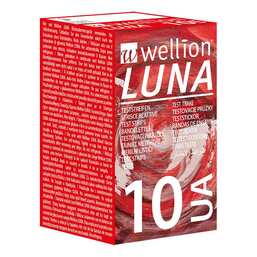 Abbildung: Wellion Luna Harnsäureteststreifen 10 St, Teststreifen PZN 16151712