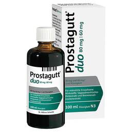 Abbildung: Prostagutt duo 80 mg / 60 mg flüssig Flüssigkeit, 100 ml PZN 16151801