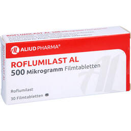 Abbildung: Roflumilast AL 500 Mikrogramm Filmtabletten 30 St, Filmtabletten PZN 16151971