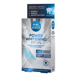 Abbildung: Perlweiss Power whitening Strips 5X2 St, Streifen PZN 16161952