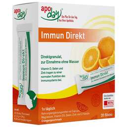 Abbildung: Apoday Immun Direkt Sticks Pulver, 20X1.2 g PZN 16166317