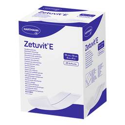 Abbildung: Zetuvit E Saugkompressen steril 10x10 cm 25 St, Kompressen PZN 16166464