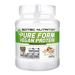 Abbildung: Pure Form Vegan Protein Haselnuss-Toffee Pulver Pulver, 450 g PZN 16167854