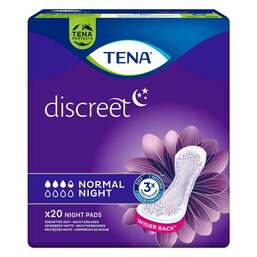 Abbildung: TENA® discreet Normal Night Einlagen bei Inkontinenz 20 St PZN 16169617