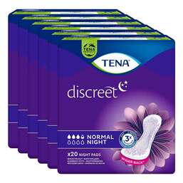 Abbildung: TENA® discreet Normal Night Einlagen bei Inkontinenz 6X20 St PZN 16169646