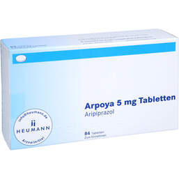 Abbildung: Arpoya 5 mg Tabletten 84 St, Tabletten PZN 16197708