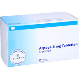 Abbildung: Arpoya 5 mg Tabletten 91 St, Tabletten PZN 16197714