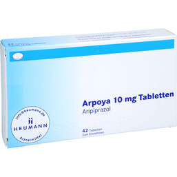 Abbildung: Arpoya 10 mg Tabletten 42 St, Tabletten PZN 16197720