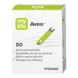 Abbildung: Mylife Aveo Blutzucker Teststreifen 50 St, Teststreifen PZN 16198607