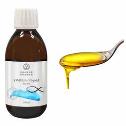 Abbildung: Pure Omega-3 Fischöl 4000 mg Shanab Pharma Öl, 200 ml PZN 16202444