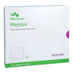 Abbildung: Mepilex 10x10 cm Schaumverband 5 St, Verband PZN 16203478