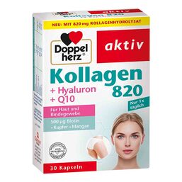 Abbildung: Doppelherz Kollagen 820 Kapseln Kapseln, 30 St PZN 16206264