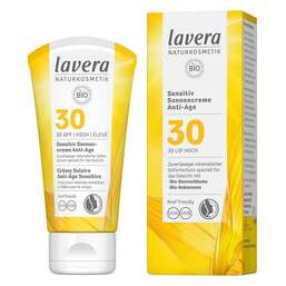 Abbildung: Lavera sensitiv Sonnencreme anti-age LSF 30 50 ml, Creme PZN 16218853