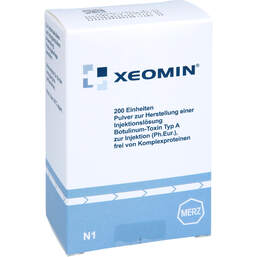 Abbildung: Xeomin 200 Einheiten Pulver zur Herstellung einer Injektion -Lösung  1 St, Pulver zur Herstellung einer Injektionslösung PZN 16227757