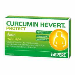 Abbildung: Curcumin Hevert Protect Kapseln Kapseln, 60 St PZN 16230794