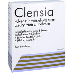 Abbildung: Clensia Pulver zur Herstellung e.Lösung zum Einnehmen 1 P, Pulver zur Herstellung einer Lösung zum Einnehmen PZN 16231316