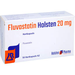 Abbildung: Fluvastatin Holsten 20 mg Hartkapseln 50 St, Hartkapseln PZN 16231635