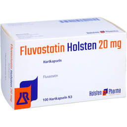 Abbildung: Fluvastatin Holsten 20 mg Hartkapseln 100 St, Hartkapseln PZN 16231664
