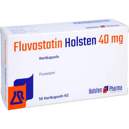 Abbildung: Fluvastatin Holsten 40 mg Hartkapseln 50 St, Hartkapseln PZN 16231687