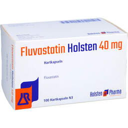 Abbildung: Fluvastatin Holsten 40 mg Hartkapseln 100 St, Hartkapseln PZN 16231693