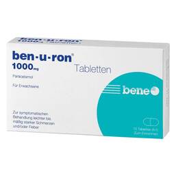 Abbildung: Ben-U-Ron 1.000 mg Tabletten Tabletten, 10 St PZN 16239097