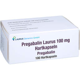 Abbildung: Pregabalin Laurus 100 mg Hartkapseln 100 St, Hartkapseln PZN 16240640