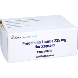 Abbildung: Pregabalin Laurus 225 mg Hartkapseln 100 St, Hartkapseln PZN 16241131