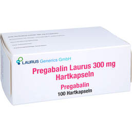 Abbildung: Pregabalin Laurus 300 mg Hartkapseln 100 St, Hartkapseln PZN 16241208