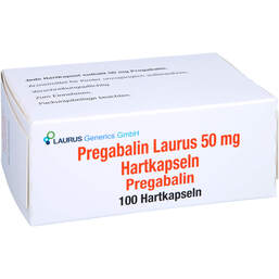 Abbildung: Pregabalin Laurus 50 mg Hartkapseln 100 St, Hartkapseln PZN 16241289