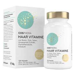 Abbildung: Cosphera Haar-Vitamine mit Hirse Kapseln Kapseln, 120 St PZN 16242544
