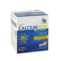 Abbildung: Calcium Sun 500 Direkt Portionssticks Pulver, 60 St PZN 16242627