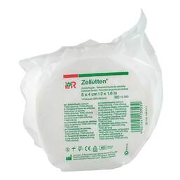 Abbildung: Zelletten Tupfer 4x5 cm keimreduziert Rolle 500 St, Tupfer PZN 16259220