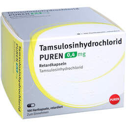 Abbildung: Tamsulosinhydrochlorid Puren 0,4 mg Retardkapseln 100 St, Retard-Kapseln PZN 16313793