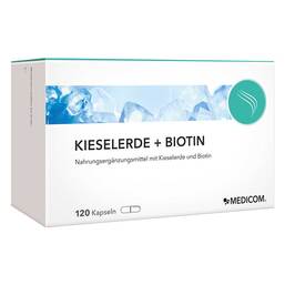 Abbildung: Kieselerde + Biotin Kapseln 120 St, Kapseln PZN 16317035