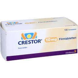 Abbildung: Crestor 10 mg Filmtabletten 100 St, Filmtabletten PZN 16319382