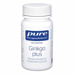 Abbildung: Pure Encapsulations Ginkgo plus Kapseln Kapseln, 60 St PZN 16320132