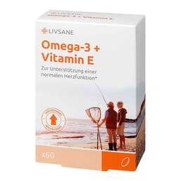 Abbildung: Livsane Omega-3 + Vitamin E Neu Weichkapseln 60 St, Weichkapseln PZN 16325891