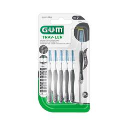 Abbildung: GUM Trav-Ler 2,6mm dunkelgrau Interdentalbür. 6 St, Zahnbürste PZN 16333293