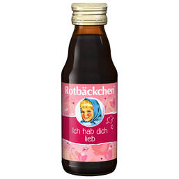Abbildung: Rabenhorst Rotbäckchen Ich hab dich lieb Bio Saft Saft, 125 ml PZN 16334186