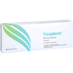 Abbildung: Nexplanon 68 mg Implantat zur subkutanen Anwendung 1 St, Implantat PZN 16336848