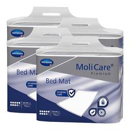 Abbildung: Molicare Premium Bed Mat 9 Tropfen 60x90 cm 4X15 St PZN 16349963
