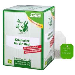 Abbildung: Kräutertee für die Haut Nr.14a Bio Salus Fbeutel Filterbeutel, 15 St PZN 16350682