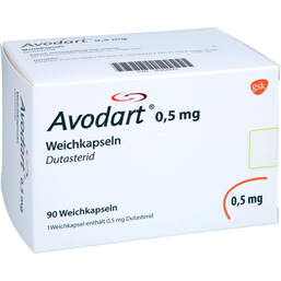Abbildung: Avodart 0,5 mg Weichkapseln 90 St, Weichkapseln PZN 16354970