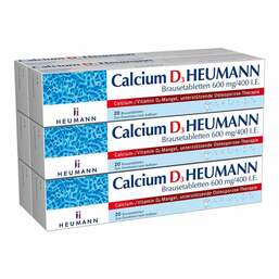 Abbildung: Calcium D3 HEUMANN Brausetabletten 600 mg/400 I. E. 120 St, Brausetabletten PZN 16355389
