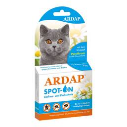 Abbildung: Ardap Spot-On für große Katzen über 4 kg 3 St PZN 16356348