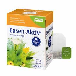 Abbildung: Basen Aktiv Tee Nr.1 Brennnessel-Linde Bio Salus Filterbeutel, 40 St PZN 16357690