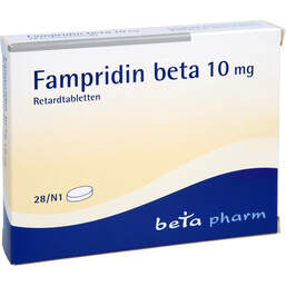 Abbildung: Fampridin beta 10 mg Retardtabletten 2 Wochen 2X14 St, Retard-Tabletten PZN 16358643