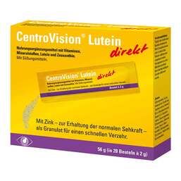 Abbildung: Centrovision Lutein direkt Granulat Granulat, 28 St PZN 16360309